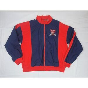 PRINCE "USPTA" Tennis Jacket Mens Large. Vintage Embroidered Full-Zip Longsleeve